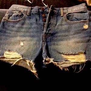 Free People denim Shorts size 28